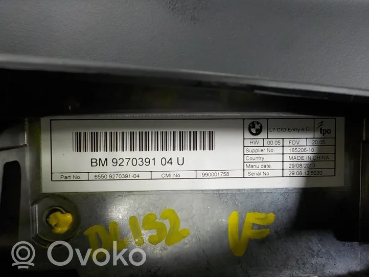 BMW 1 E82 E88 HUD-näyttö 65509270391