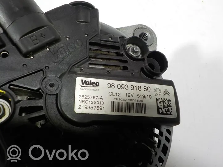 Peugeot 2008 I Generatore/alternatore 9809391880