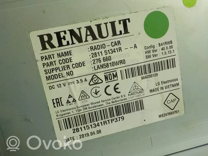 Renault Clio IV HUD-näyttö 281151341R