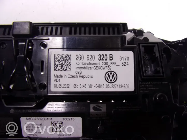 Volkswagen Taigo Tachimetro (quadro strumenti) 2G0920320B