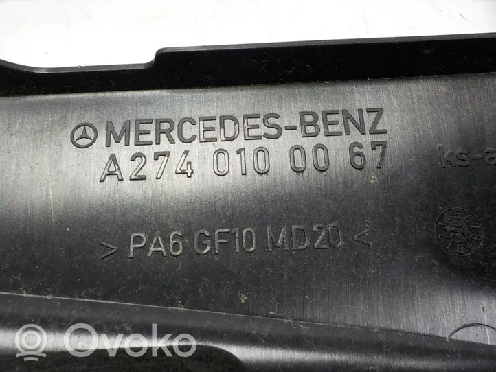 Mercedes-Benz CLK AMG A208 C208 Osłona górna silnika A2740100067