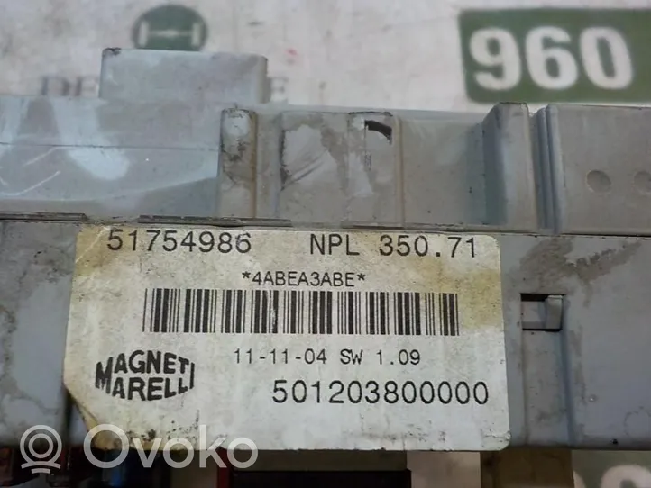 Lancia Musa Katvealueen valvonnan ohjainlaite (BSM) 51754987