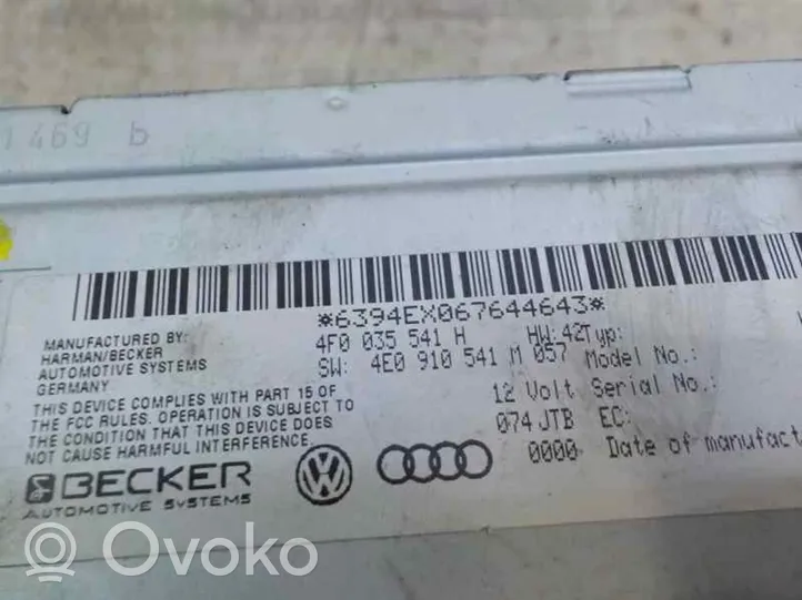 Audi A6 S6 C6 4F Moduł / Sterownik dziku audio HiFi 4F0035541N