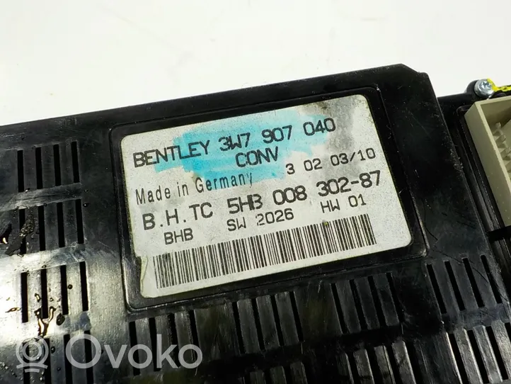 Bentley Continental Muut ohjainlaitteet/moduulit 3W7907040