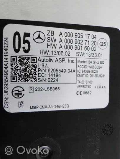 Mercedes-Benz B W246 W242 Muut ohjainlaitteet/moduulit A0009051704