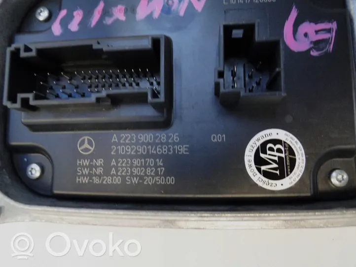 Mercedes-Benz S W223 Moduł sterujący statecznikiem LED A2239002826
