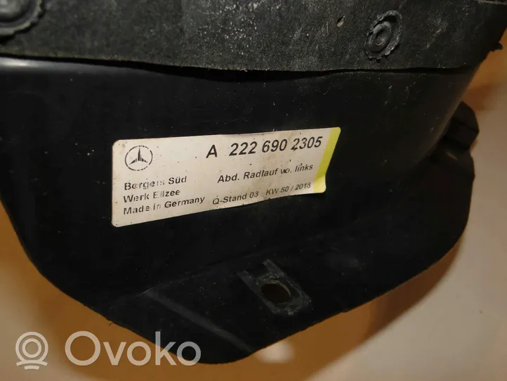 Mercedes-Benz S W222 Etupyörän sisälokasuojat A2226902305