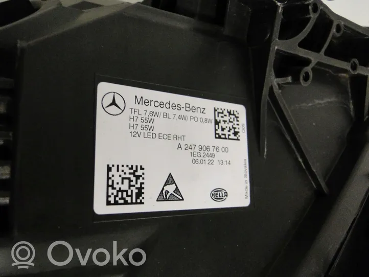 Mercedes-Benz B W247 Phare frontale A2479067600