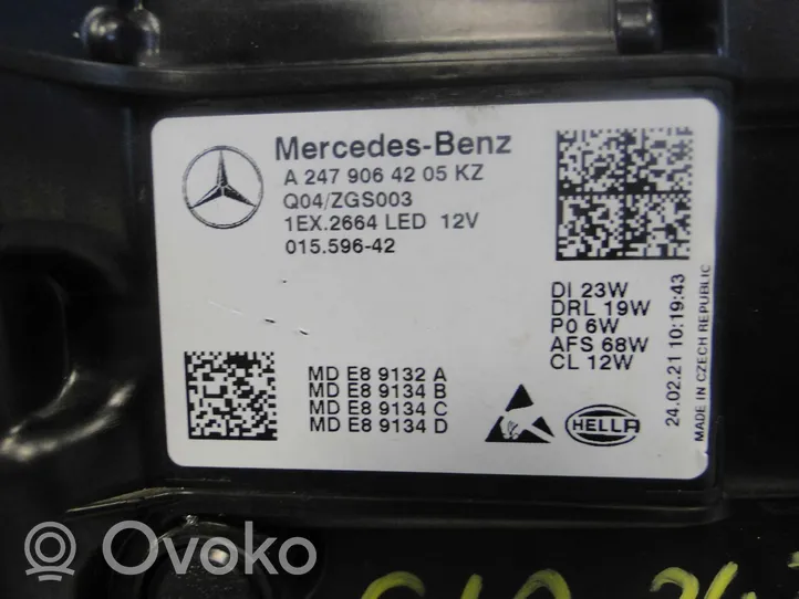 Mercedes-Benz GLA H247 Lampa przednia A2479064205