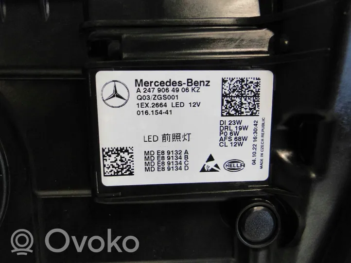 Mercedes-Benz GLA H247 Priekinis žibintas A2479064906