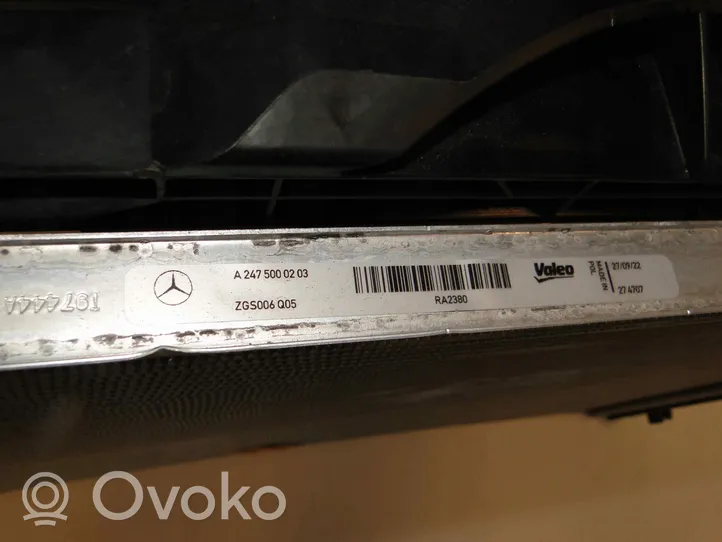 Mercedes-Benz A W177 Aušinimo skysčio radiatorius A2475000203