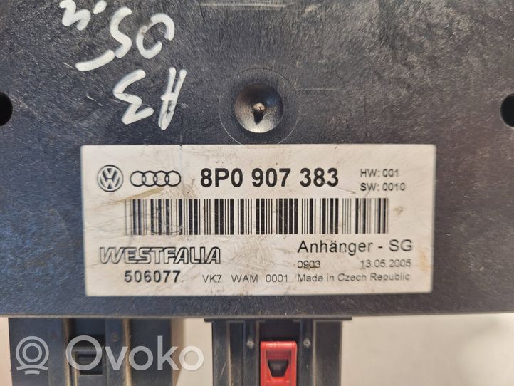 Audi A3 S3 8P Tow bar trailer control unit/module 8P0907383