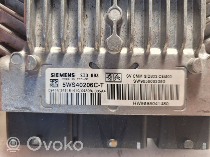 Peugeot 407 Sterownik / Moduł ECU 9655041480