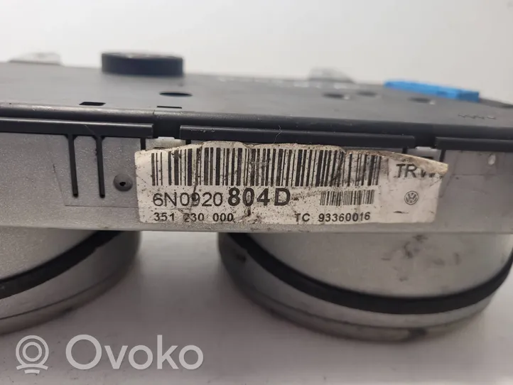 Volkswagen Polo Tachimetro (quadro strumenti) 6n0920804d