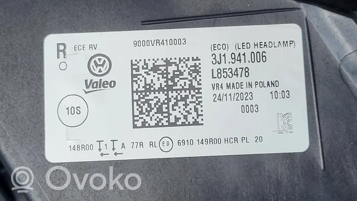 Volkswagen PASSAT Lampy przednie / Komplet 