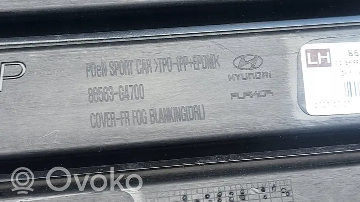 Hyundai i30 Griglia superiore del radiatore paraurti anteriore 