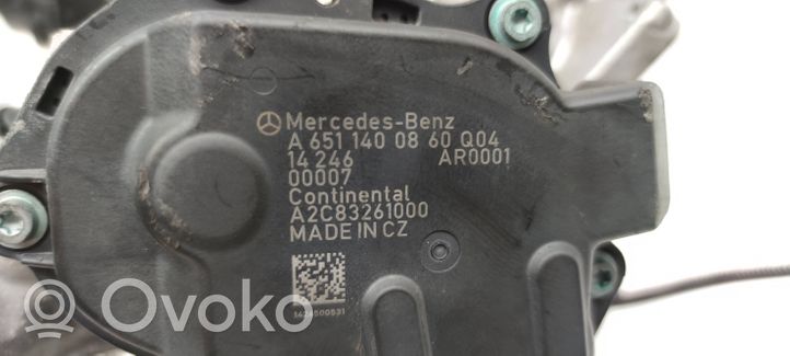 Mercedes-Benz Sprinter W906 EGR-venttiili/lauhdutin A6511420467