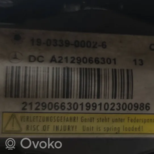 Mercedes-Benz E W212 Vyris (-iai) variklio dangčio A2129066301