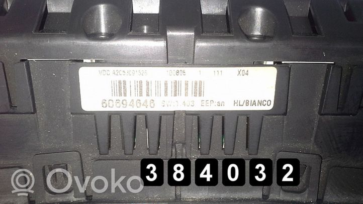 Alfa Romeo 159 Compteur de vitesse tableau de bord 60694646