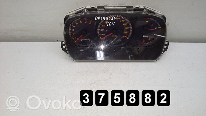 Daihatsu YRV Compteur de vitesse tableau de bord 8301097427