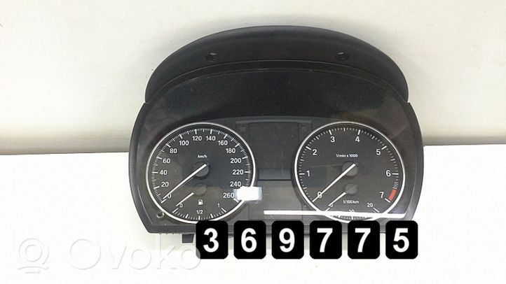 BMW 3 E90 E91 Tachimetro (quadro strumenti) # 1600 918705201