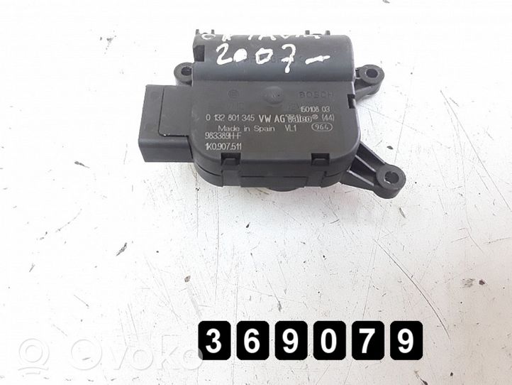 Skoda Octavia Mk2 (1Z) Motor/activador trampilla de calefacción 1k0907511