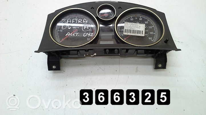 Opel Zafira B Compteur de vitesse tableau de bord a 13216689