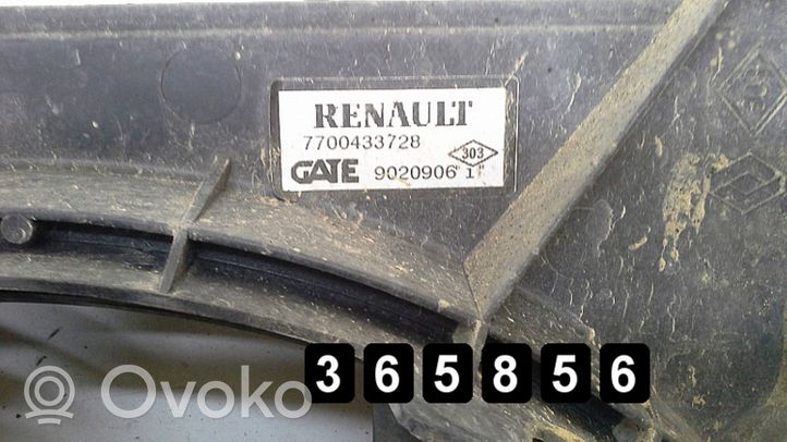 Renault Megane I Ventilateur de refroidissement de radiateur électrique 1600 7700433728