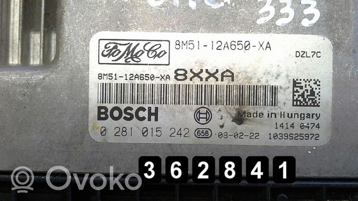 Ford Focus Sterownik / Moduł ECU # 1600tdci 8m5112a650xa