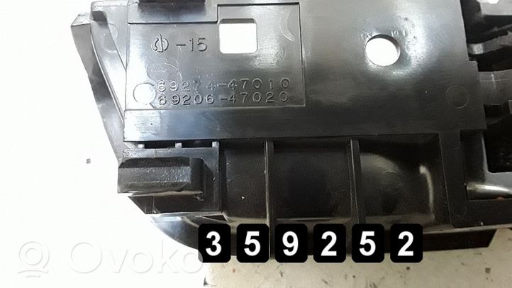 Toyota Prius (XW20) Front door exterior handle 6927447010