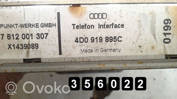 Audi A8 S8 D2 4D Calculateur moteur ECU 4d0919895c