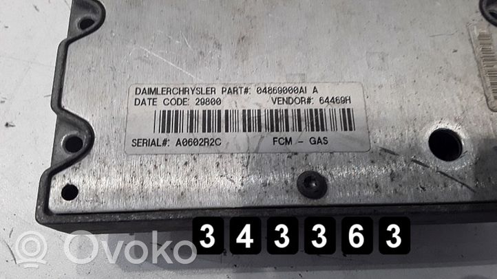 Chrysler Voyager Calculateur moteur ECU 04869000ai