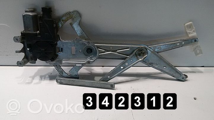 Opel Meriva A Front door window regulator with motor 93389551