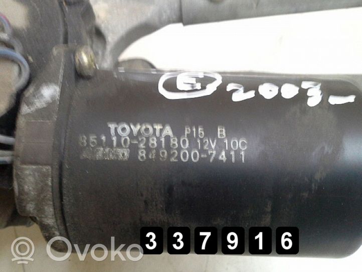 Toyota Previa (XR30, XR40) II Silniczek wycieraczki szyby tylnej 85110-28180