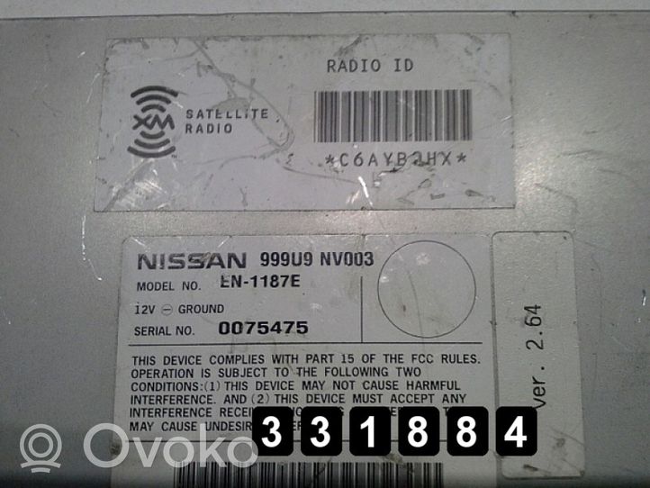 Nissan 350Z Calculateur moteur ECU 999u9nv003