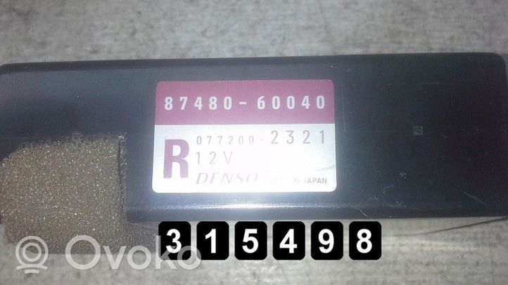 Toyota Land Cruiser (J100) Sterownik / Moduł ECU 87480-60040