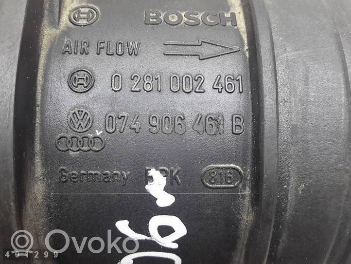 Volkswagen PASSAT Измеритель потока воздуха 074906461B