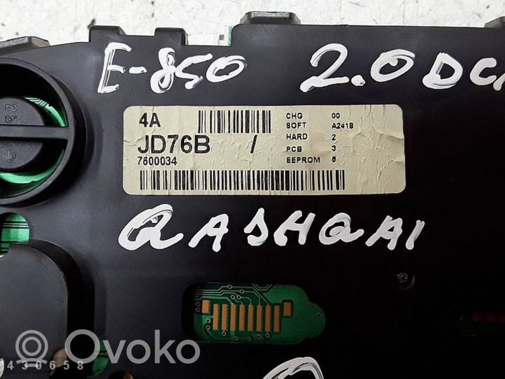 Nissan Qashqai Spidometras (prietaisų skydelis) JD76B