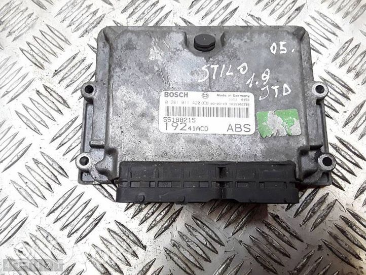 Fiat Stilo Unidad de control/módulo del motor 0281011420