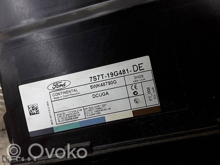 Ford S-MAX Oven keskuslukituksen ohjausyksikön moduuli 7S7T19G481