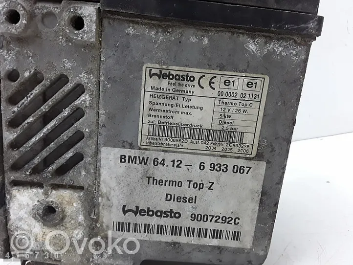 BMW 7 E65 E66 Unité de préchauffage auxiliaire Webasto 000002021131