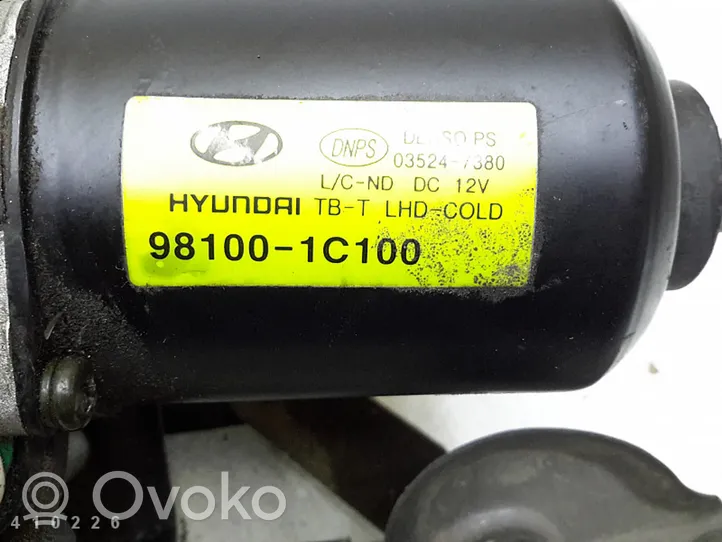 Hyundai Getz Etupyyhkimen vivusto 981001c100