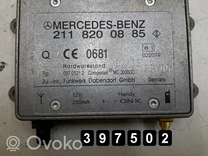 Mercedes-Benz A W169 Antena GPS 2118200885