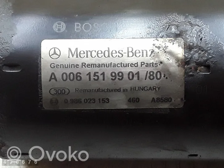 Mercedes-Benz S AMG W221 Rozrusznik a0061519901