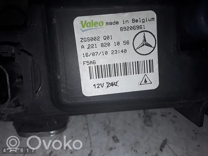Mercedes-Benz S AMG W221 Lampa LED do jazdy dziennej A2218201056