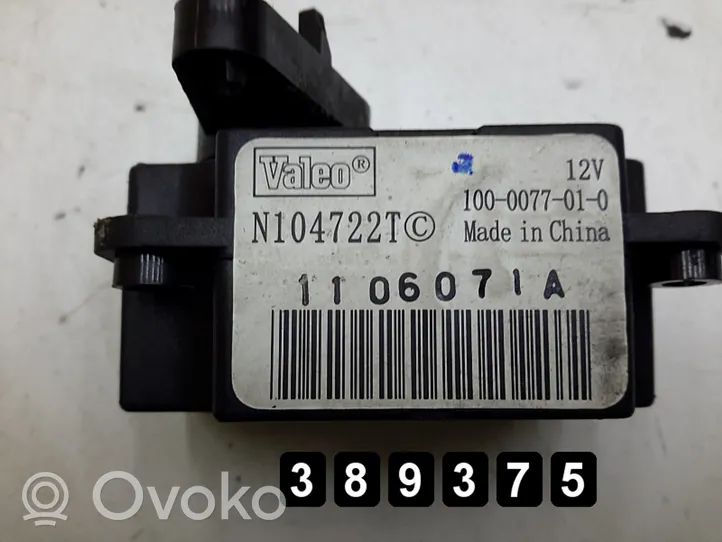 Renault Modus Tuloilmaventtiilin käyttömoottori n104722t