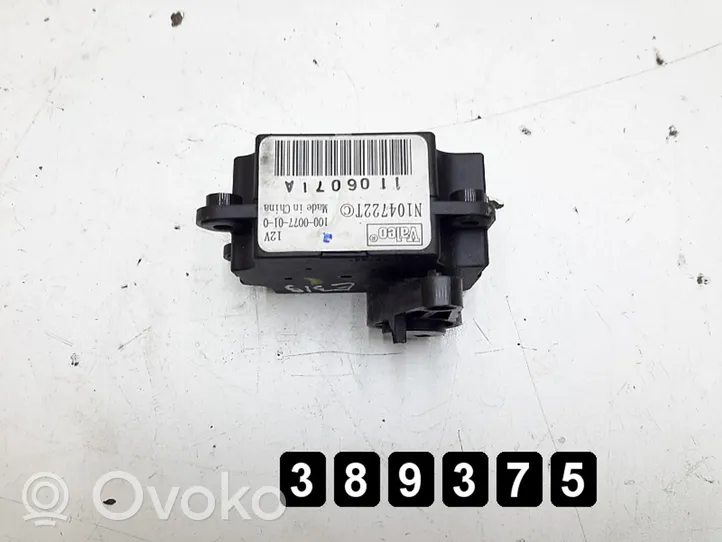 Renault Modus Tuloilmaventtiilin käyttömoottori n104722t