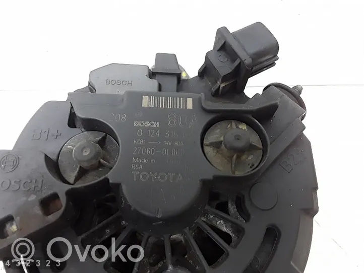 Toyota Hilux (AN10, AN20, AN30) Alternador 0124315033