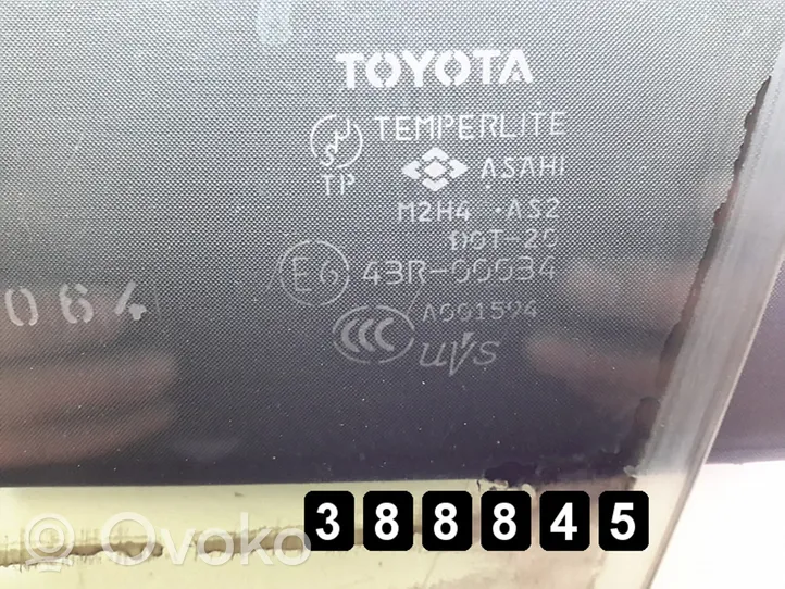 Toyota Prius (XW20) Vetro del finestrino della portiera anteriore - quattro porte e643r00034