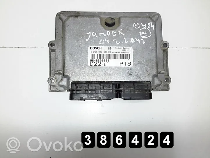 Citroen Jumper Calculateur moteur ECU 